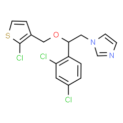 ChemSpider 2D Image | Tioconazole | C16H13Cl3N2OS