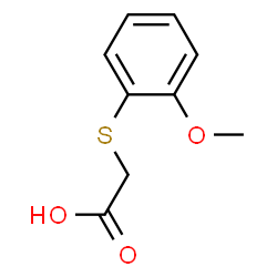 ChemSpider 2D Image | 2-((2-Methoxyphenyl)thio)acetic acid | C9H10O3S