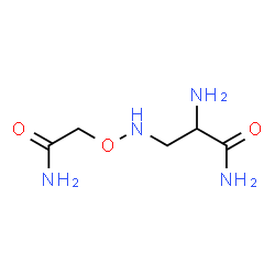 ChemSpider 2D Image | 3-[(2-Amino-2-oxoethoxy)amino]alaninamide | C5H12N4O3