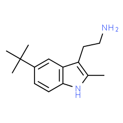 ChemSpider 2D Image | 2-(5-tert-Butyl-2-methyl-1H-indol-3-yl)-ethylamine | C15H22N2