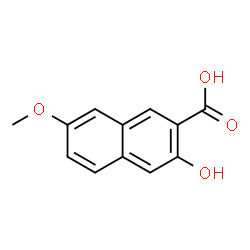 ChemSpider 2D Image | 3-Hydroxy-7-methoxy-2-naphthoic acid | C12H10O4