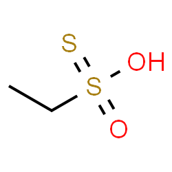 ChemSpider 2D Image | Ethanesulfonothioic O-acid | C2H6O2S2