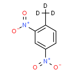 ChemSpider 2D Image | 2,4-DINITROTOLUENE-α,α,α-D3 | C7H3D3N2O4
