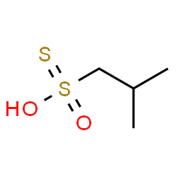 ChemSpider 2D Image | 2-Methyl-1-propanesulfonothioic O-acid | C4H10O2S2