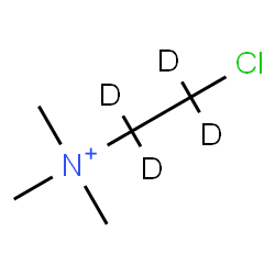ChemSpider 2D Image | 2-Chloro-N,N,N-trimethyl(~2~H_4_)ethanaminium | C5H9D4ClN