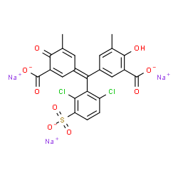 ChemSpider 2D Image | Alberon | C23H13Cl2Na3O9S