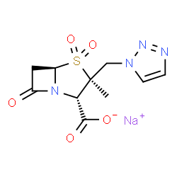 ChemSpider 2D Image | Tazobactam Sodium | C10H11N4NaO5S