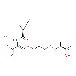 ChemSpider 2D Image | Cilastatin Sodium | C16H25N2NaO5S