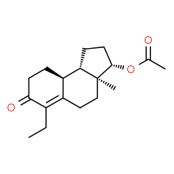 ChemSpider 2D Image | INOCOTERONE ACETATE | C18H26O3
