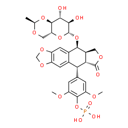 ChemSpider 2D Image | Etoposide phosphate | C29H33O16P
