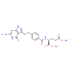 ChemSpider 2D Image | Pemetrexed disodium | C20H19N5Na2O6