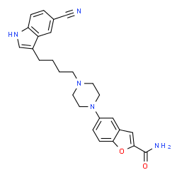 ChemSpider 2D Image | vilazodone | C26H27N5O2