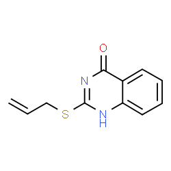 ChemSpider 2D Image | 2-(Allylsulfanyl)-4(1H)-quinazolinone | C11H10N2OS