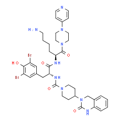 ChemSpider 2D Image | OLCEGEPANT | C38H47Br2N9O5