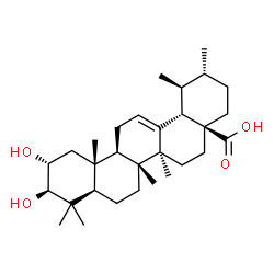 ChemSpider 2D Image | Corosolic acid | C30H48O4