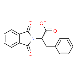 ChemSpider 2D Image | (2S)-2-(1,3-Dioxo-1,3-dihydro-2H-isoindol-2-yl)-3-phenylpropanoate | C17H12NO4