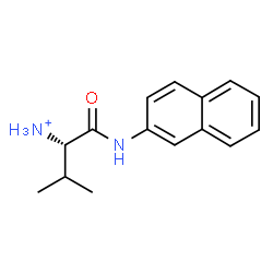 ChemSpider 2D Image | (2S)-3-Methyl-1-(2-naphthylamino)-1-oxo-2-butanaminium | C15H19N2O