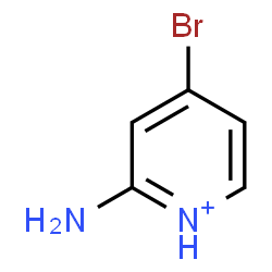 ChemSpider 2D Image | 2-Amino-4-bromopyridinium | C5H6BrN2