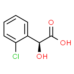 ChemSpider 2D Image | (S)-(+)-2-Chloromandelic Acid | C8H7ClO3