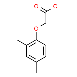 ChemSpider 2D Image | (2,4-Dimethylphenoxy)acetate | C10H11O3