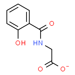 ChemSpider 2D Image | 2-hydroxyhippurate | C9H8NO4