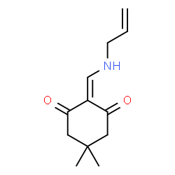ChemSpider 2D Image | Cyclohexane-1,3-dione, 2-allylaminomethylene-5,5-dimethyl- | C12H17NO2