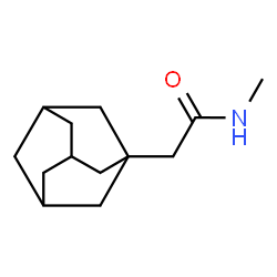 ChemSpider 2D Image | 2-(Adamantan-1-yl)-N-methylacetamide | C13H21NO
