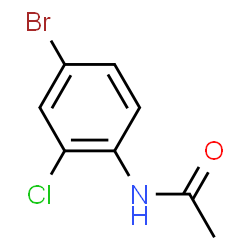 ChemSpider 2D Image | N-(4-Bromo-2-chlorophenyl)acetamide | C8H7BrClNO