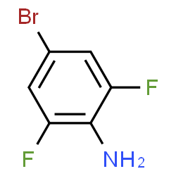 ChemSpider 2D Image | 4-Bromo-2,6-difluoroaniline | C6H4BrF2N