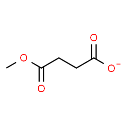 ChemSpider 2D Image | 4-Methoxy-4-oxobutanoate | C5H7O4