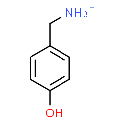 ChemSpider 2D Image | (4-Hydroxyphenyl)methanaminium | C7H10NO