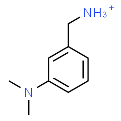 ChemSpider 2D Image | [3-(Dimethylamino)phenyl]methanaminium | C9H15N2