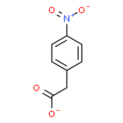 ChemSpider 2D Image | (4-Nitrophenyl)acetate | C8H6NO4