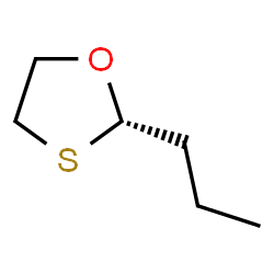 ChemSpider 2D Image | (2S)-2-Propyl-1,3-oxathiolane | C6H12OS