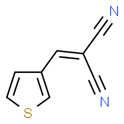 ChemSpider 2D Image | (3-Thienylmethylene)malononitrile | C8H4N2S