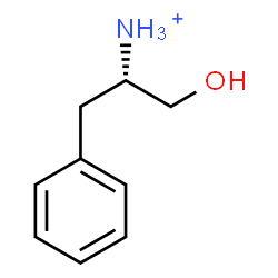 ChemSpider 2D Image | (2S)-1-Hydroxy-3-phenyl-2-propanaminium | C9H14NO