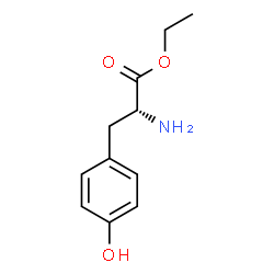 ChemSpider 2D Image | Ethyl D-tyrosinate | C11H15NO3