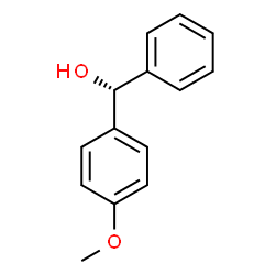 ChemSpider 2D Image | (R)-(4-Methoxyphenyl)(phenyl)methanol | C14H14O2