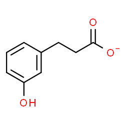 ChemSpider 2D Image | m-hydroxy-Hydrocinnamate | C9H9O3