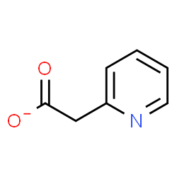ChemSpider 2D Image | 2-Pyridinylacetate | C7H6NO2
