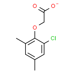ChemSpider 2D Image | (2-Chloro-4,6-dimethylphenoxy)acetate | C10H10ClO3