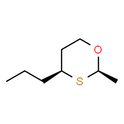 ChemSpider 2D Image | (2R,4S)-2-Methyl-4-propyl-1,3-oxathiane | C8H16OS