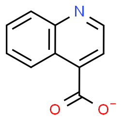 ChemSpider 2D Image | 4-Quinolinecarboxylate | C10H6NO2