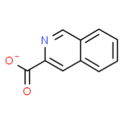 ChemSpider 2D Image | 3-Isoquinolinecarboxylate | C10H6NO2