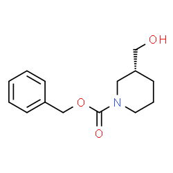 ChemSpider 2D Image | (R)-1-Cbz-3-(hydroxymethyl)piperidine | C14H19NO3