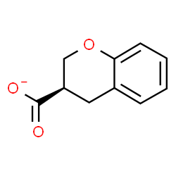 ChemSpider 2D Image | (3R)-3-Chromanecarboxylate | C10H9O3