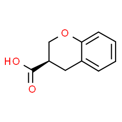 ChemSpider 2D Image | (3R)-3-Chromanecarboxylic acid | C10H10O3