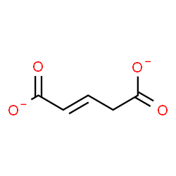 ChemSpider 2D Image | (2E)-2-Pentenedioate | C5H4O4