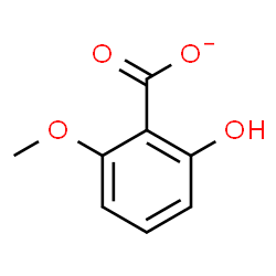 ChemSpider 2D Image | 2-Hydroxy-6-methoxybenzoate | C8H7O4