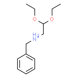 ChemSpider 2D Image | N-Benzyl-2,2-diethoxyethanaminium | C13H22NO2